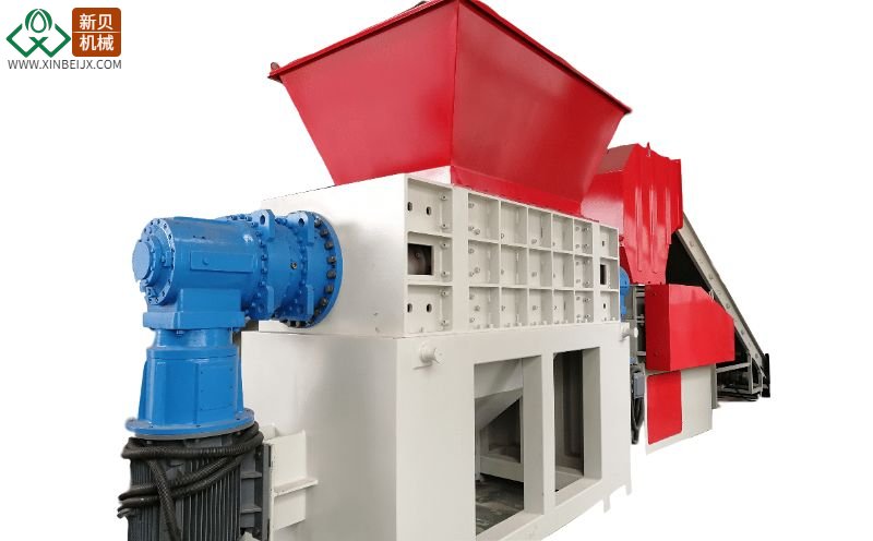 雙軸剪切式自行車撕碎機(jī)