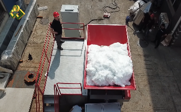 纖絲單軸撕碎，單軸撕碎機